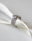 5 Line Solitaire Ring