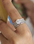 5 Line Solitaire Ring