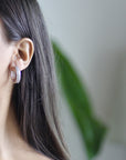 Duo Studded Hoops