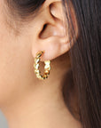 Cupid Gold Hoops