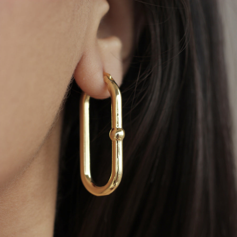 Avril Gold Hoops