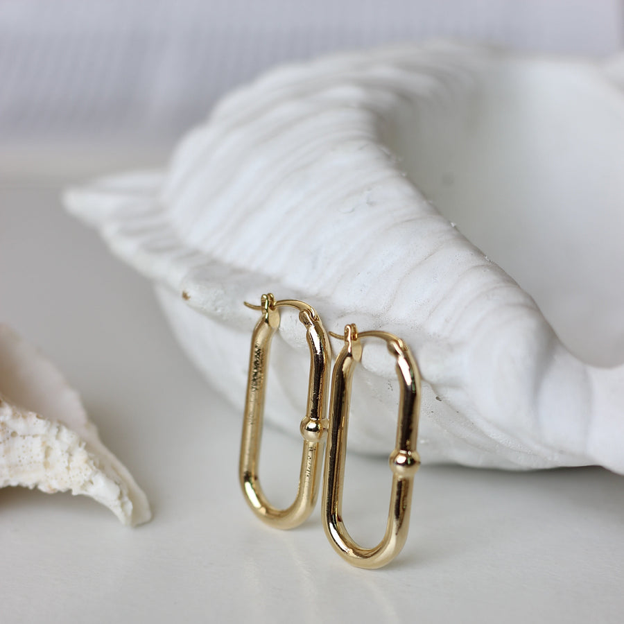 Avril Gold Hoops